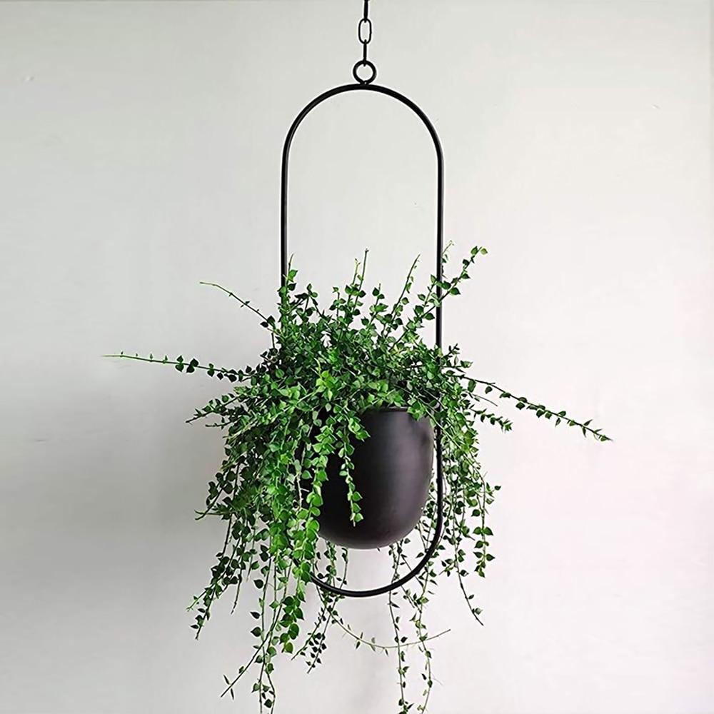 FloraFrame - Modern Minimalist Wall Plant Hanger with Adjustable Chain 0