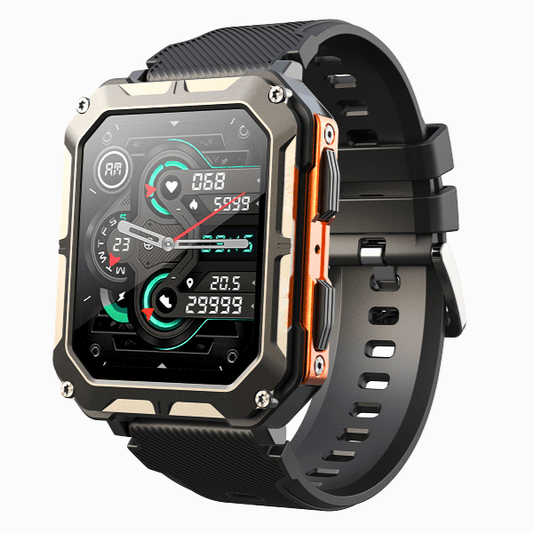 Fortix – Rugged Smartwatch Pro with Heart Rate Monitoring and IP68 Water Resistance