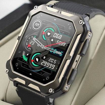 Fortix – Rugged Smartwatch Pro with Heart Rate Monitoring and IP68 Water Resistance