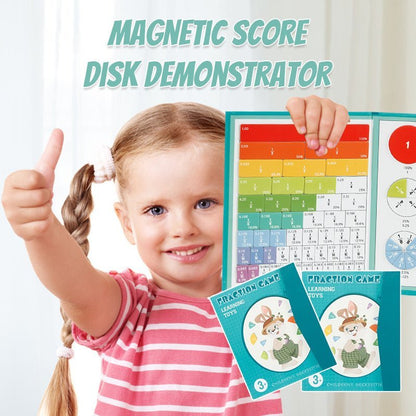 Fracsimo - Dimostratore di frazioni magnetiche per l'apprendimento interattivo