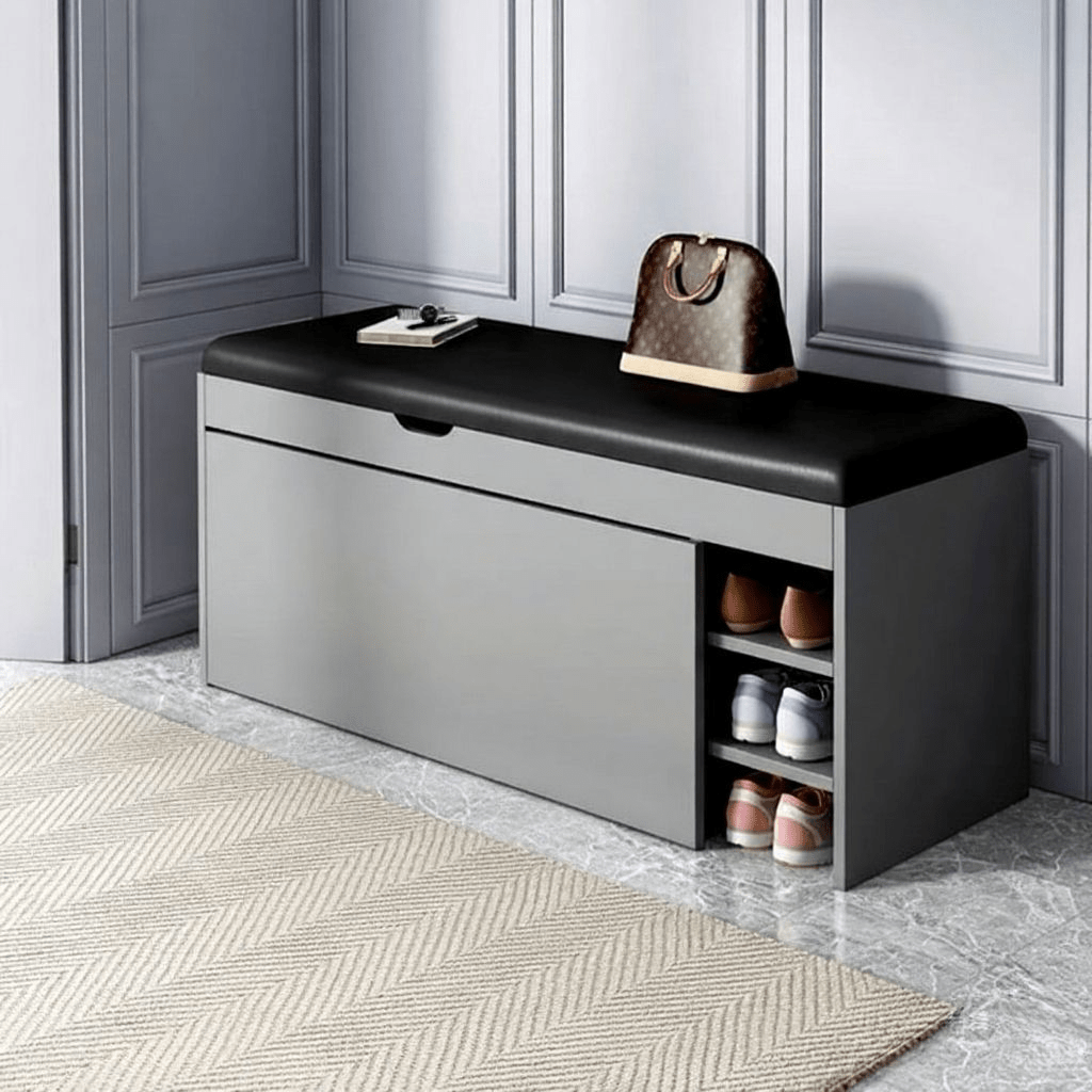 Frendorf - 3-in-1 Shoe Cabinet Bench with Folding System for Hallways 2