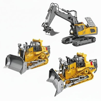 FunDrive Remote Control Excavator and Dump Truck Set for Kids - Durable, Easy to Use, Great Gift 4