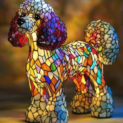 DESKDAWGS – Artistic Dog Breed LED Lamp for Desks and Home Decor