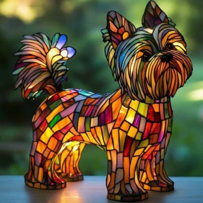 DESKDAWGS – Artistic Dog Breed LED Lamp for Desks and Home Decor