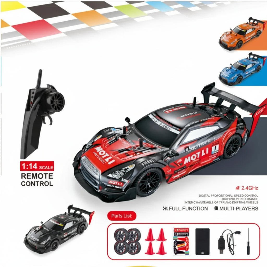 GTR 2.4G RC Drift Car - 4WD Remote Control Vehicle for Off-Road Fun 5