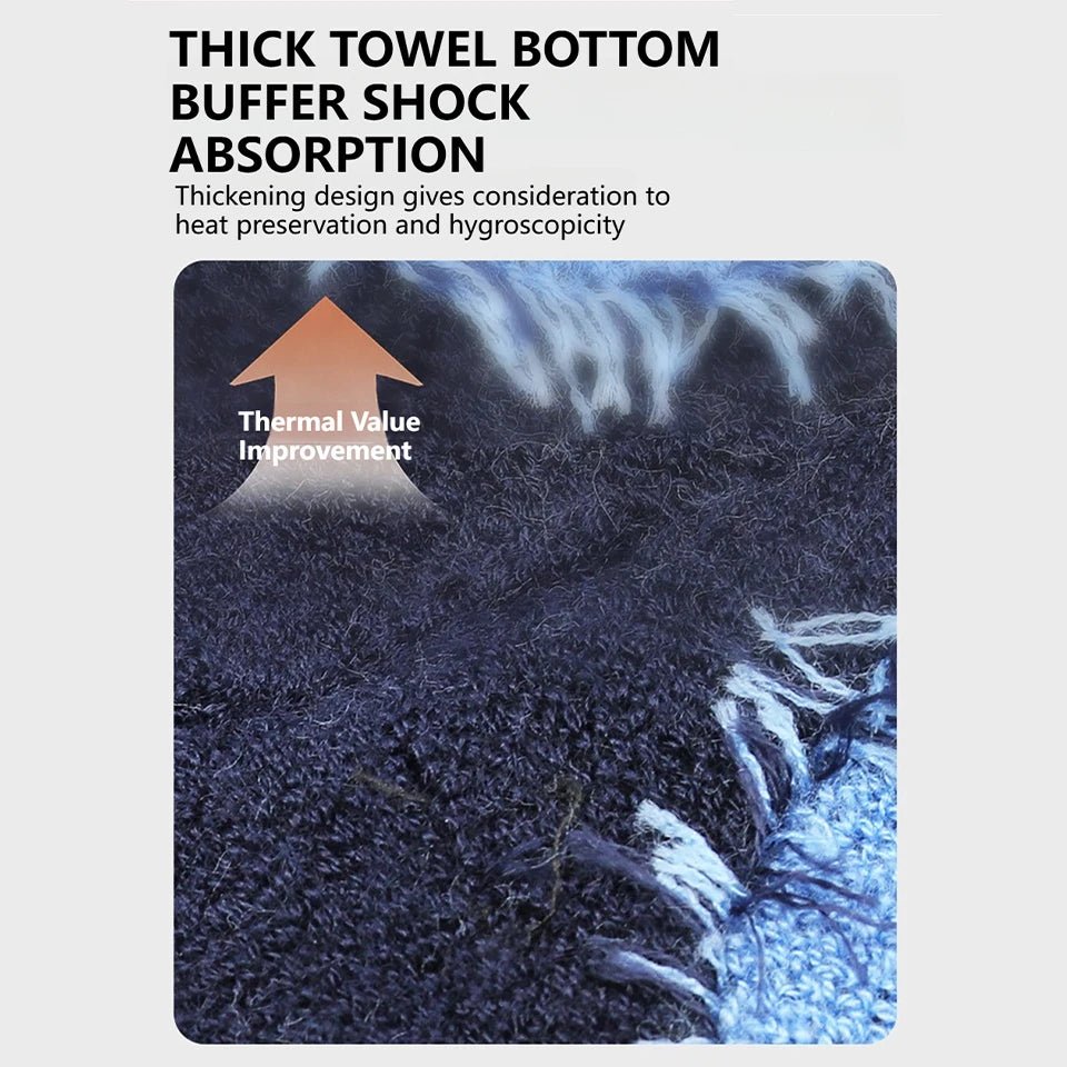 GTUBIKE Thermal Winter Ski Socks - Moisture-Wicking Wool, Unisex, Knee-High 3