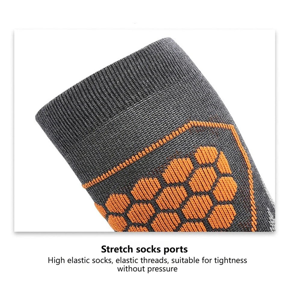 GTUBIKE Thermal Winter Ski Socks - Moisture-Wicking Wool, Unisex, Knee-High 4