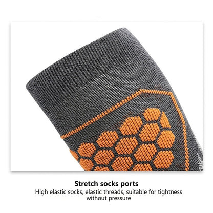 GTUBIKE Thermal Winter Ski Socks - Moisture-Wicking Wool, Unisex, Knee-High 4