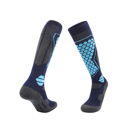 GTUBIKE Thermal Winter Ski Socks - Moisture-Wicking Wool, Unisex, Knee-High 6
