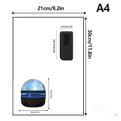 Galaxy Star Projector Night Light - USB Remote Controlled LED Lamp for Kids 5