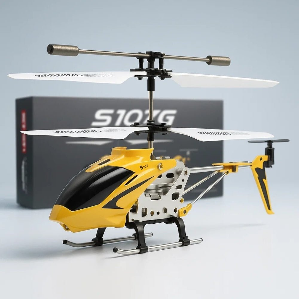 Gear-Tech - Mini RC Helicopter with Gyro, LED Lights & Quick USB Charging 1