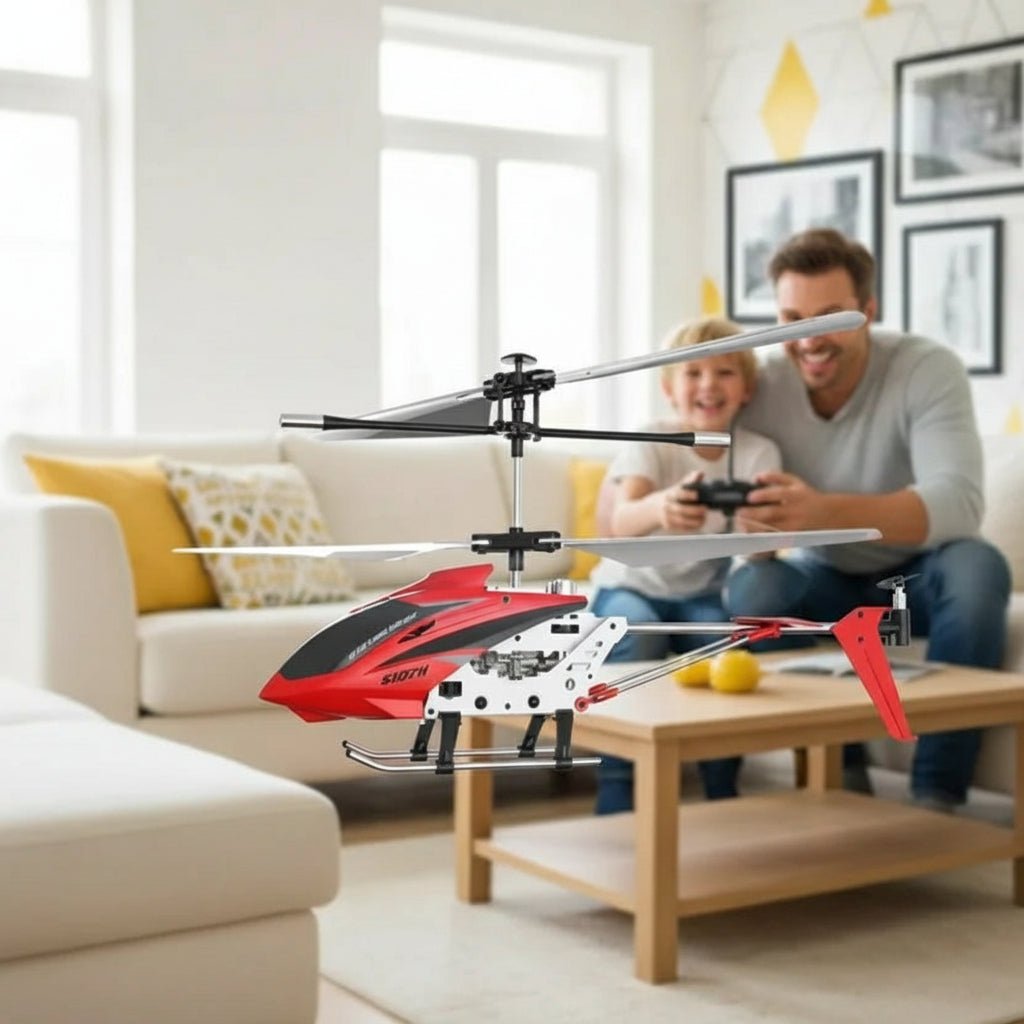 Gear-Tech - Mini RC Helicopter with Gyro, LED Lights & Quick USB Charging 11