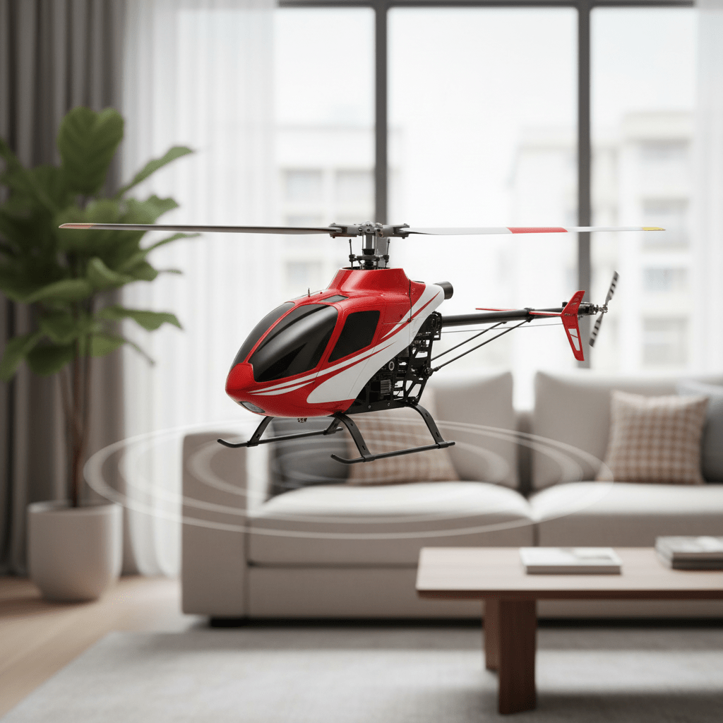 Gear-Tech - Mini RC Helicopter with Gyro, LED Lights & Quick USB Charging 3