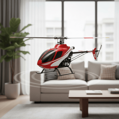 Gear-Tech - Mini RC Helicopter with Gyro, LED Lights & Quick USB Charging 3