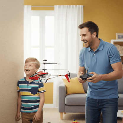 Gear-Tech - Mini RC Helicopter with Gyro, LED Lights & Quick USB Charging 5