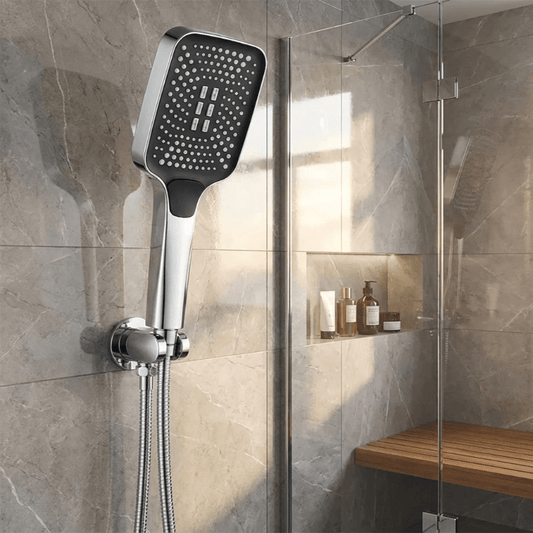 SOOTHR HANDYJET – High-Pressure Adjustable Handheld Shower Head with 3 Spray Modes