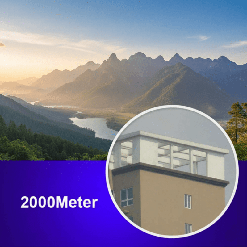 OPTIVEX – Compact 2000M Long Range Binoculars with 40x Magnification & BAK4 Glass