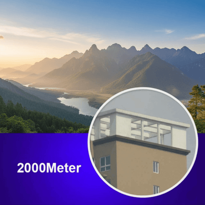 OPTIVEX – Compact 2000M Long Range Binoculars with 40x Magnification & BAK4 Glass