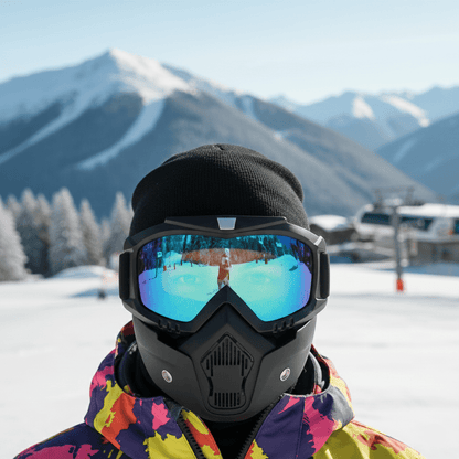 BLIZZARDFRAME – Full Face Ski Mask with Unbreakable TPU Frame & Crystal Clear PC Lens