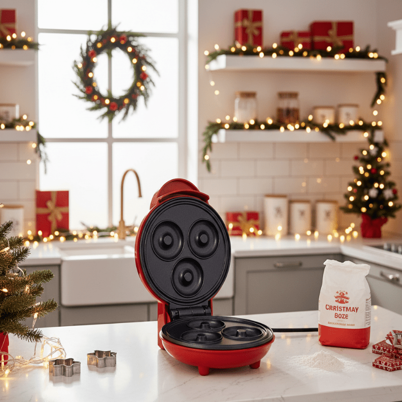 WAFFLEJOY MINI – Quick-Heat Compact Waffle Maker for Fast Breakfasts