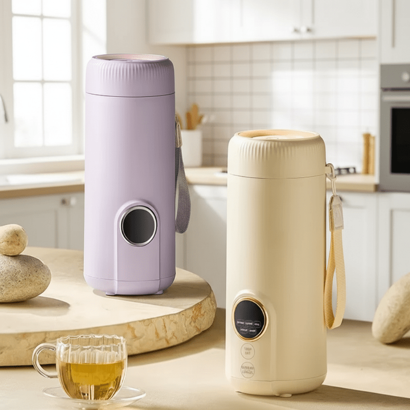 HEATWAVE KETTLE – Portable 550ml Electric Heating Cup with Temperature Control