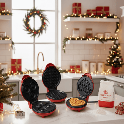 WAFFLEJOY MINI – Quick-Heat Compact Waffle Maker for Fast Breakfasts