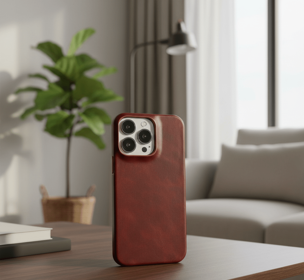 FINEWAX – Premium Oil-Wax Genuine Leather MagSafe iPhone Case