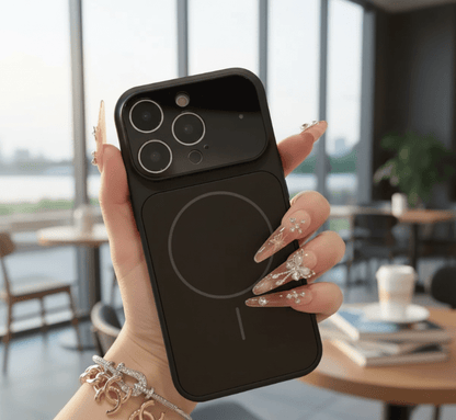 MagMist – Frosted Glass MagSafe Case for iPhone 13-17 Series