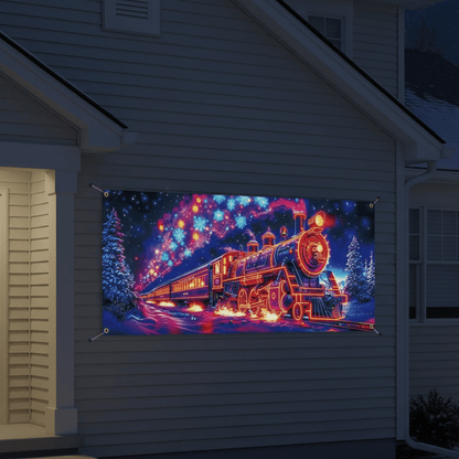 NEON BACKDROP – Durable Glow Decoration for Holiday Parties