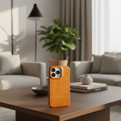 FINEWAX – Premium Oil-Wax Genuine Leather MagSafe iPhone Case
