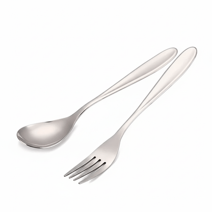 TITANCUTLERY – Ultralight Titanium Camping Cutlery Set (Spoon & Fork)