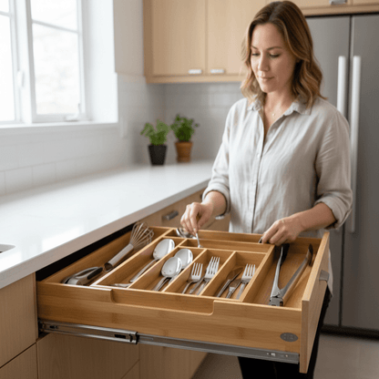 DRAWER FLEX – Adjustable Eco-Friendly Drawer Organizer