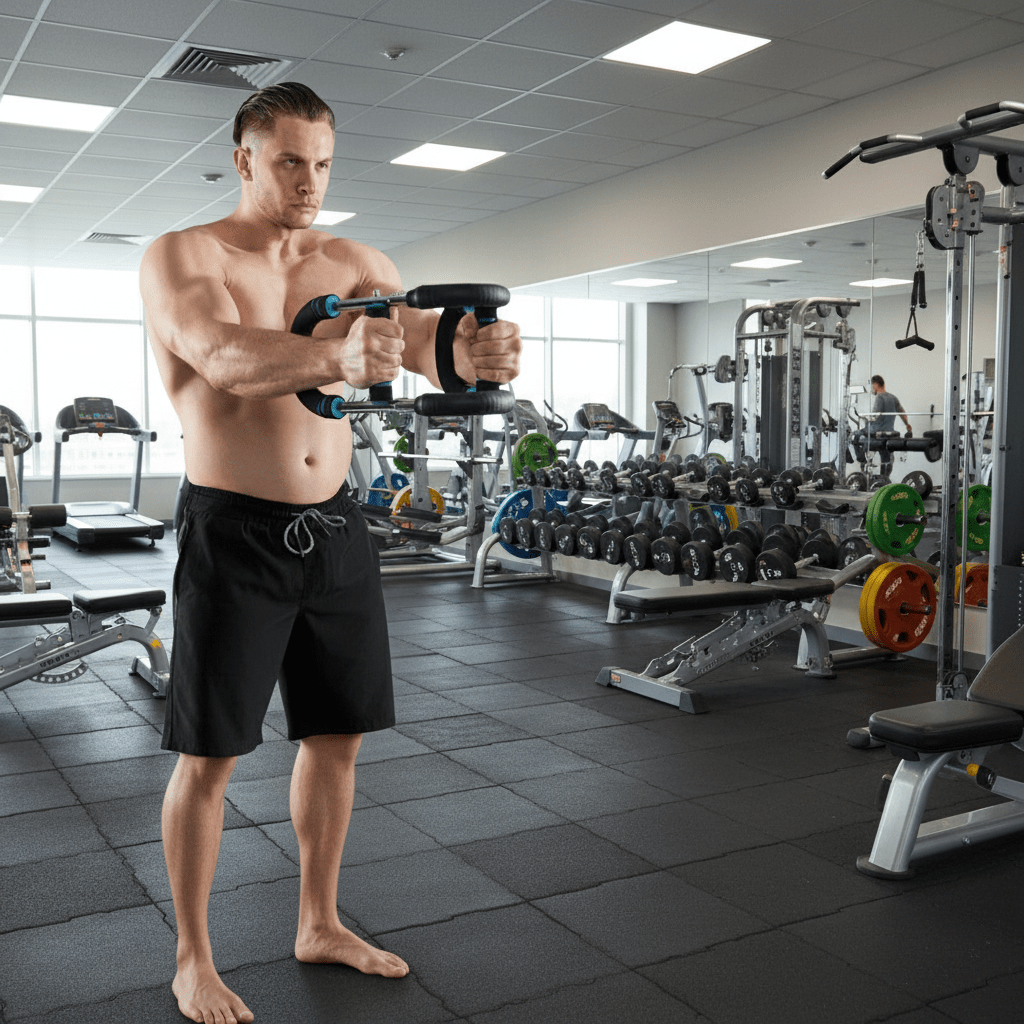 FLEXISTICK – Adjustable Training Stick with Customizable Resistance for Arm and Chest Strength