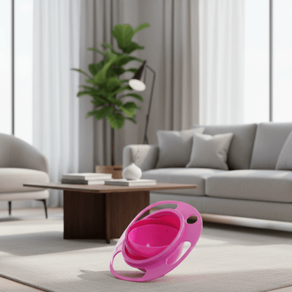 TOTGYRO – 360° Anti-Spill Children’s Bowl with Lid & Ergonomic Handles
