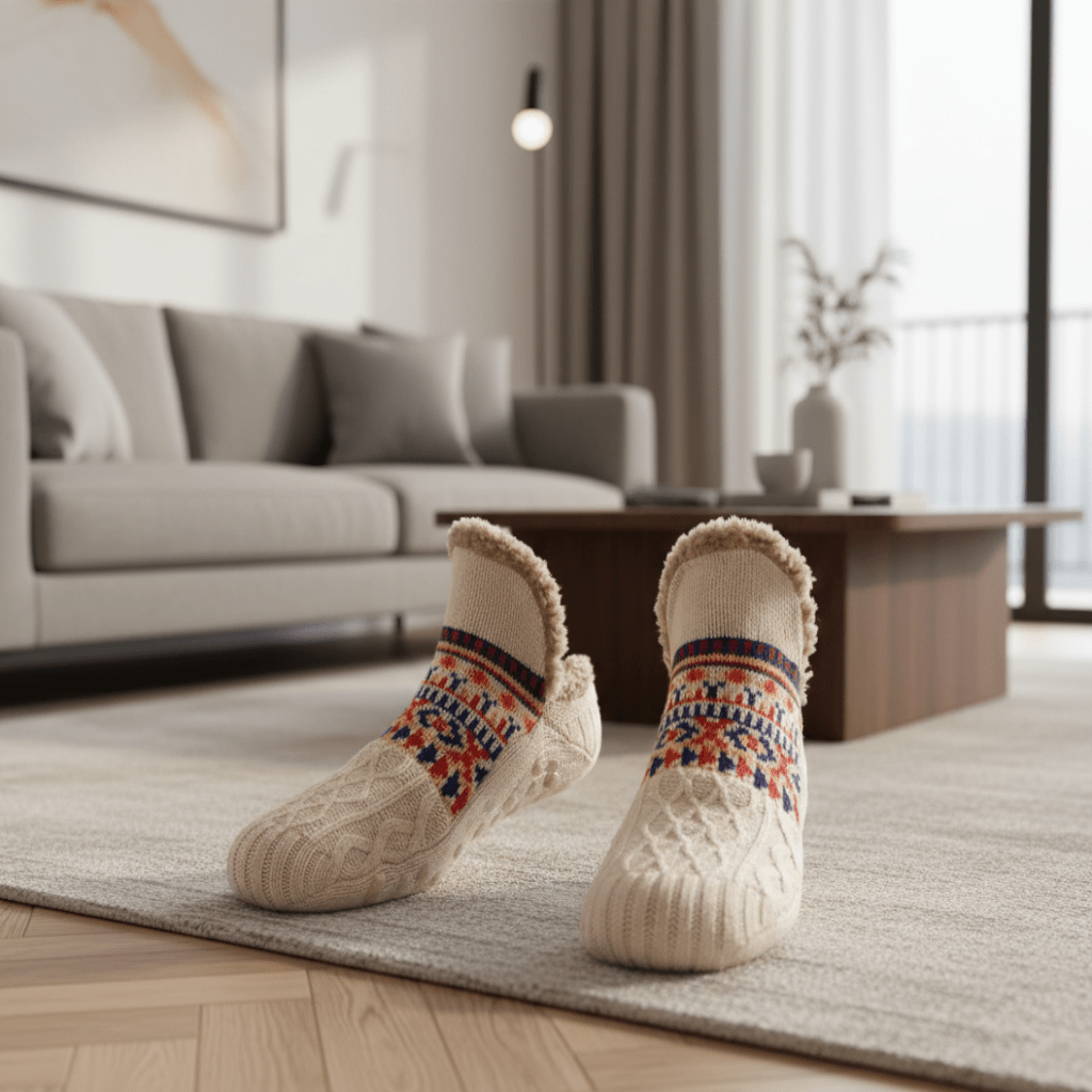 GRIPSOFT – Ultra-Soft Anti-Slip Indoor Socks for Warm & Cozy Comfort