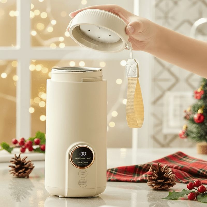 HEATWAVE KETTLE – Portable 550ml Electric Heating Cup with Temperature Control