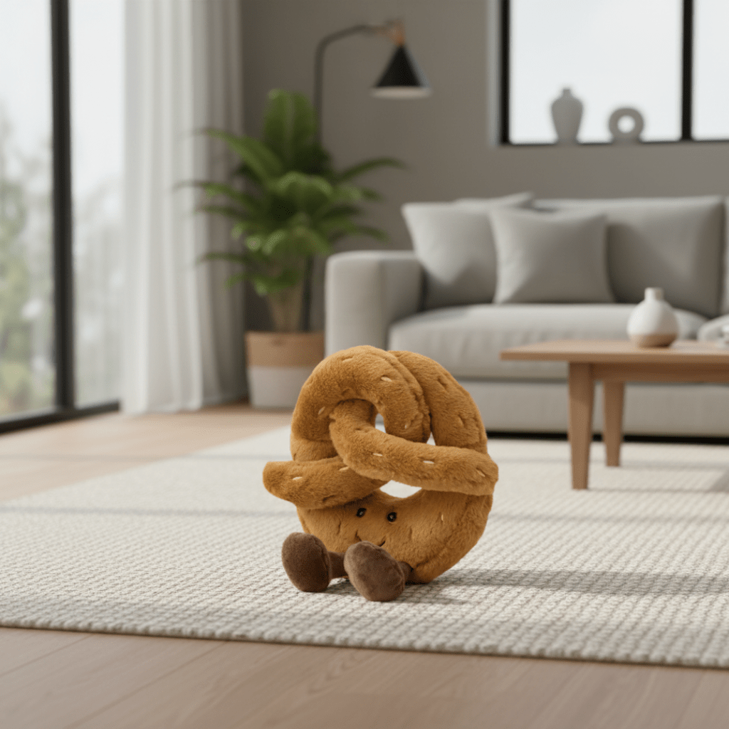 PRETZELPALS – Soft Pretzel Croissant Plush Toy for Kids & Adults