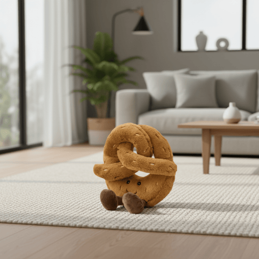PRETZELPALS – Soft Pretzel Croissant Plush Toy for Kids & Adults