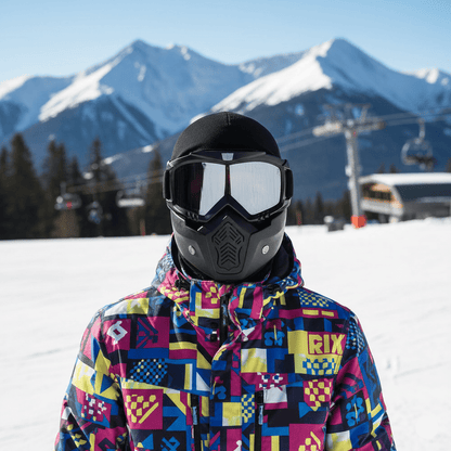 BLIZZARDFRAME – Full Face Ski Mask with Unbreakable TPU Frame & Crystal Clear PC Lens