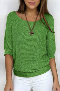 Genevieve - Comfortable Knitted Autumn Top in Timeless Design for Versatile Layering 7