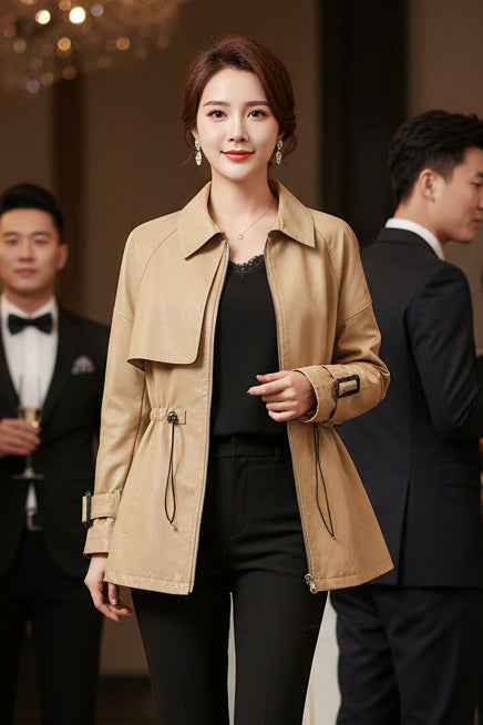 DAISY – Women’s Genuine Sheepskin Leather Jacket