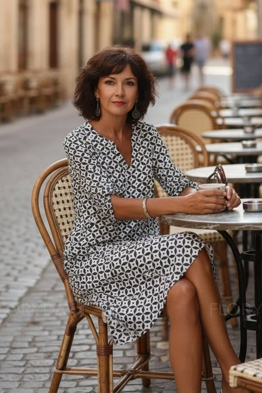 ALYANIE – Lightweight Relaxed Mini Dress for Everyday Summer Wear