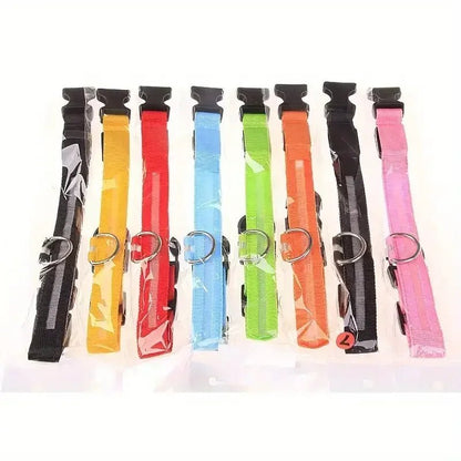 GlowBright LED Dog Collar - High Visibility, Adjustable Fit, 3 Flash Modes 5
