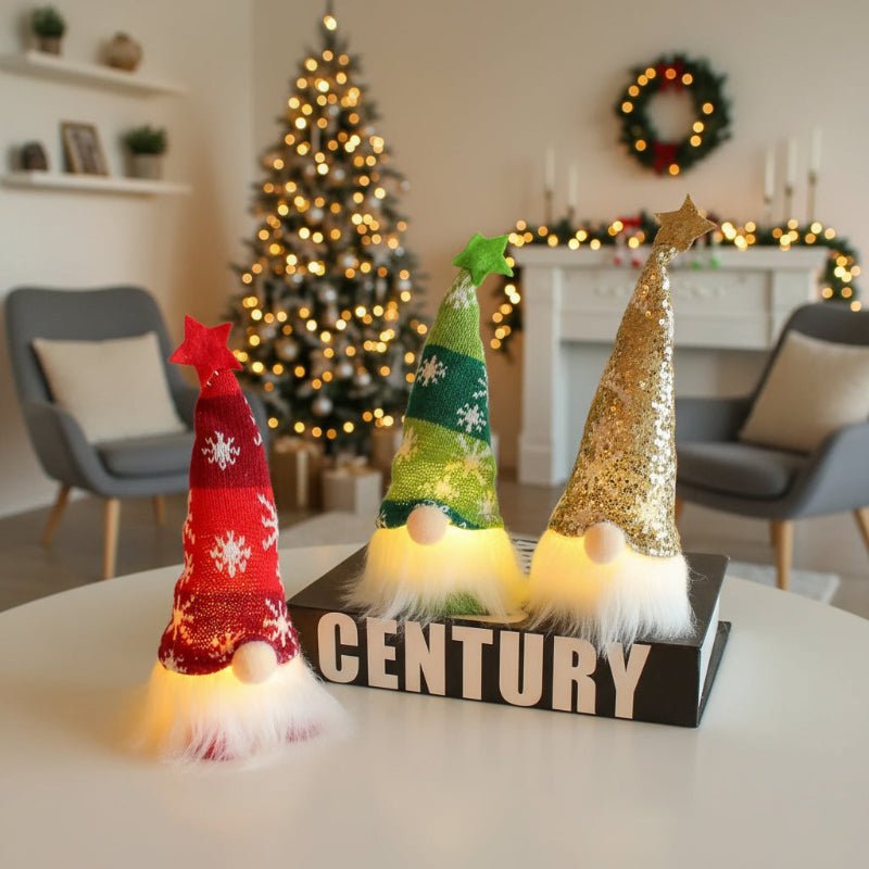 GlowBuddy - Light-Up Christmas Doll with Warm Yellow Glow for Festive Decor 6