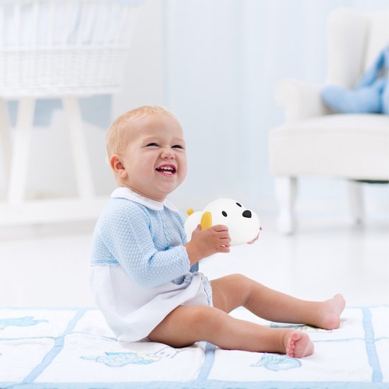 GlowBuddy Dimmable Nightlight for Kids - BPA-Free Silicone with Auto Shut-Off 2