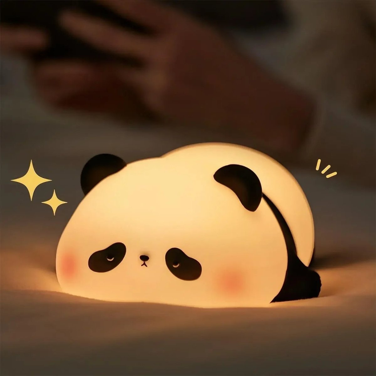GlowBuddy Dimmable Nightlight for Kids - BPA-Free Silicone with Auto Shut-Off 3