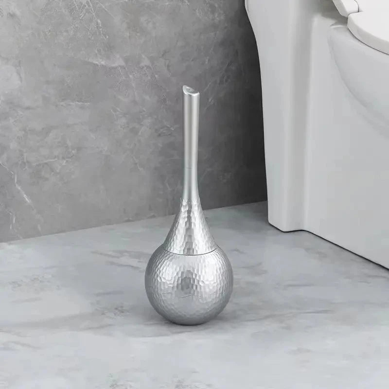 GoldenLuxe Sculpted Toilet Brush | Luxury Bathroom Accessory | Modern Gold Design | Hygienic Cleaning Tool 9