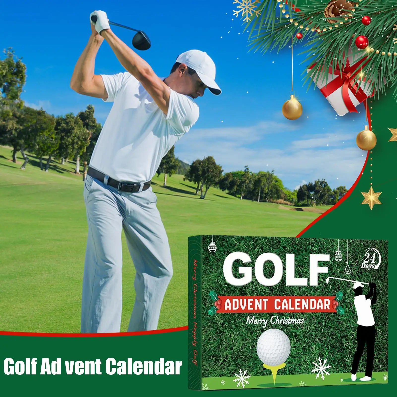 Golf Advent Calendar - 24 Days of Golf-Themed Accessories for Enthusiasts 0