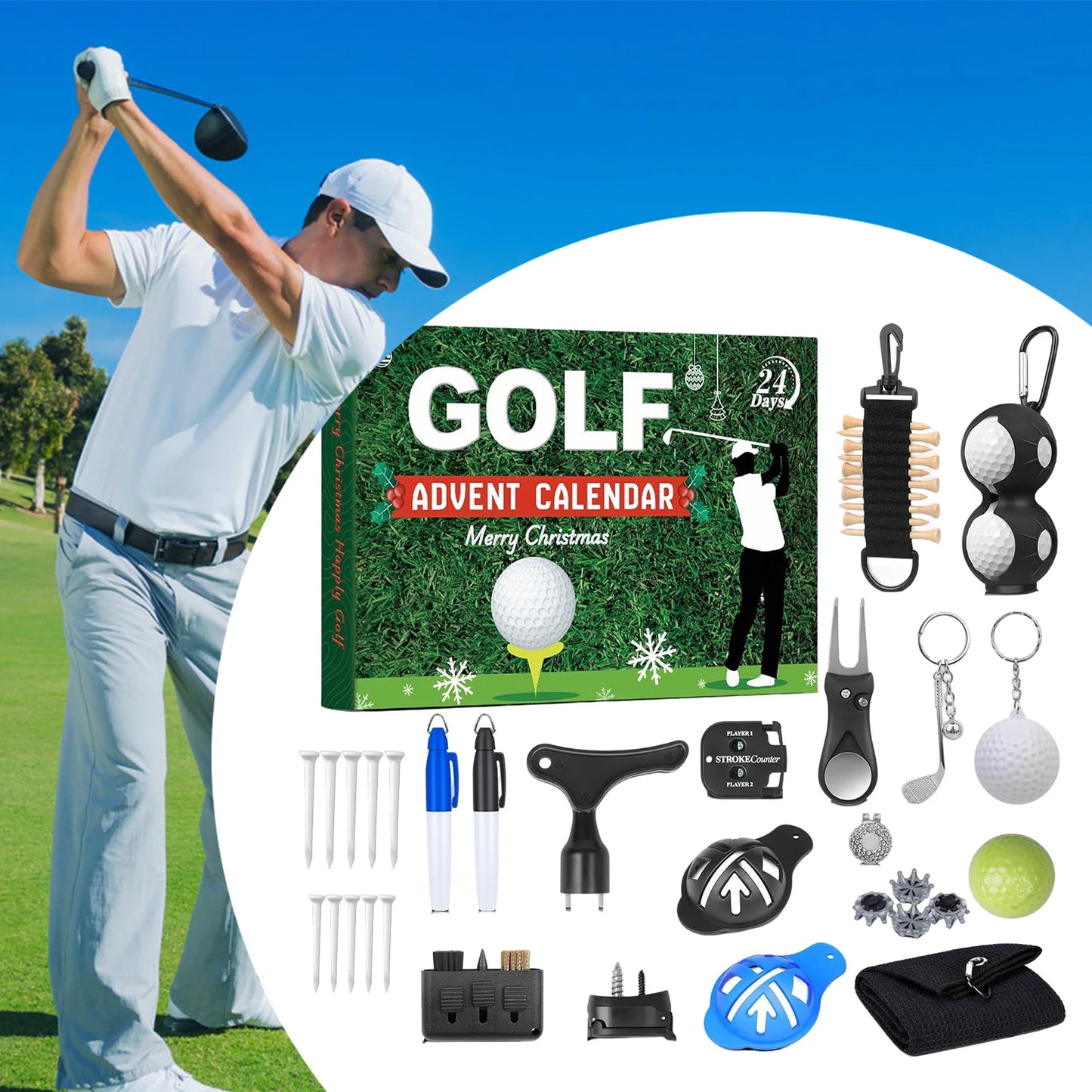Golf Advent Calendar - 24 Days of Golf-Themed Accessories for Enthusiasts 2