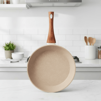 GraniteFusion Non-Stick Skillet - Durable Aluminum Fry Pan with Granite Coating 0